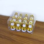 Decorative Vintage Lantern Style Flameless LED Candles (12 Pc) - Neckline Detail by Nari Haat, Indian ethnic wear, wo...