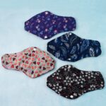 Reusable Cloth Sanitary Pads for Women (4 Pc) - Closeup Embroidery by Nari Haat, Indian ethnic wear, women clothing, ...