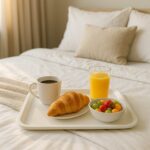 Plastic Serving Tray / Plate – 40 × 30 cm (1 Pc) - Neckline Detail by Nari Haat, Indian ethnic wear, women clothin...