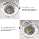 Stainless Steel Kitchen Sink Drain Strainer / Stopper (Small (7 Cm)/ 1 Pc) - Neckline Detail by Nari Haat, Indian eth...