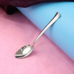 Stainless Steel Dining Spoon  / Baby Spoon - (1 Pc) - Neckline Detail by Nari Haat, Indian ethnic wear, women clothin...