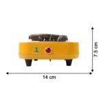 Electric Single Coil Hot Plate (1 Pc) - Closeup Embroidery by Nari Haat, Indian ethnic wear, women clothing, designer...