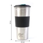 Supermom Stainless Steel Sip Mate Travel Tumbler (Approx. 500 ml) - Closeup Embroidery by Nari Haat, Indian ethnic we...