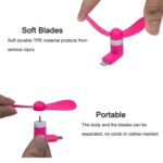 Mini Mobile Phone Cooling Fan - (1 Pc) - Back View by Nari Haat, Indian ethnic wear, women clothing, designer suit