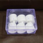 Blue LED Tea Light Candles (6 Pc) - Full Detail by Nari Haat, Indian ethnic wear, women clothing, designer suit