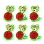 Cartoon Heart Stamps Motivational Reward Stamps for Kids, Teachers & Parents (6 Pcs) - Closeup Embroidery by Nari Haa...