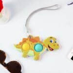 Silicone Push Bubble Fidget Keychain Toy (1 Pc) - Neckline Detail by Nari Haat, Indian ethnic wear, women clothing, d...