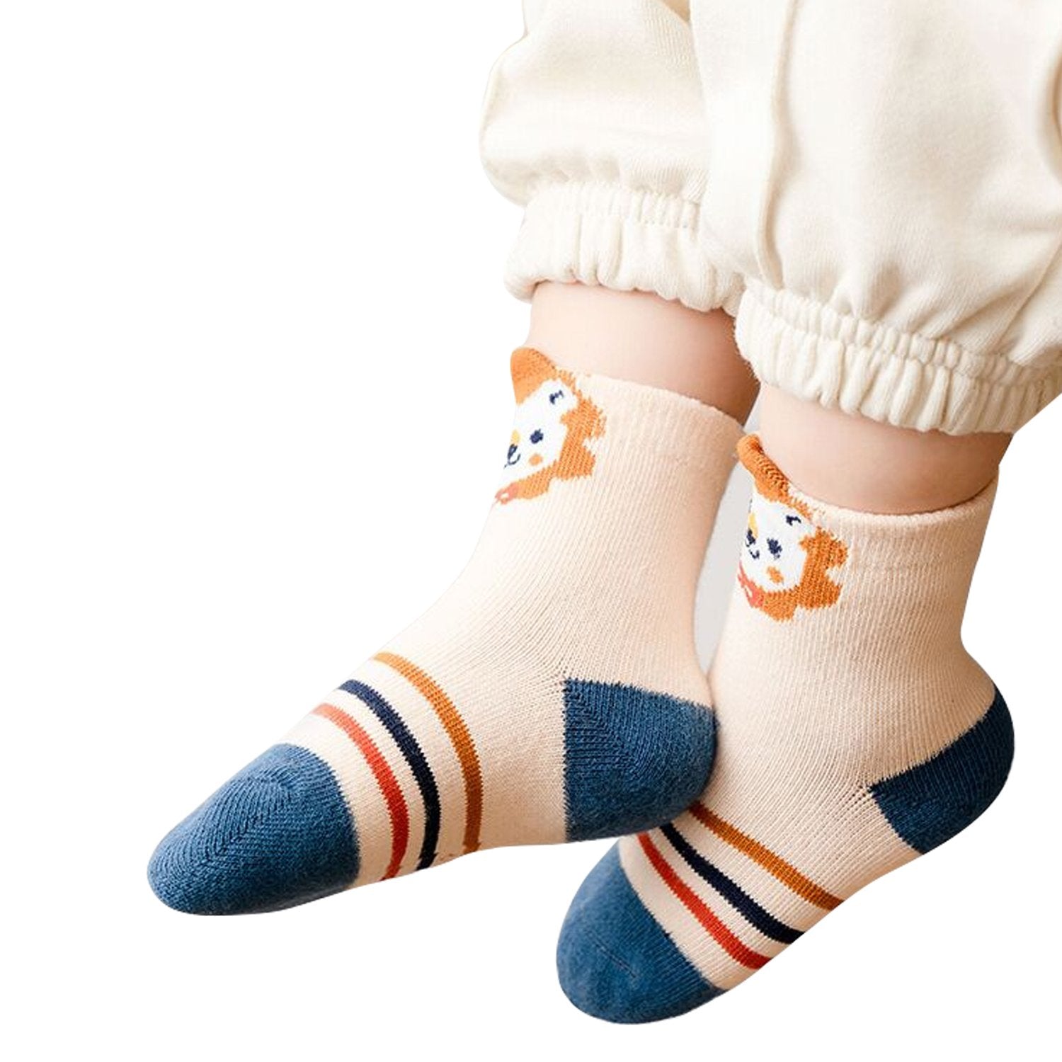 07_1db2863b-59a3-4840-a0f9-bc34a88aefe6.jpg Socks Breathable Thickened Classic Simple Soft Skin Friendly For Kids - Front View by Nari Haat, Indian ethnic wear, ...