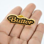 Stylish Metal Badge Pin – Single Piece (Random Design) - Full Detail by Nari Haat, Indian ethnic wear, women clothi...