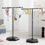 T Shape Necklace Holder Jewelry Stand (1 Pc) - Neckline Detail by Nari Haat, Indian ethnic wear, women clothing, desi...