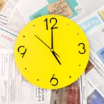 Modern Minimalist Wall Clock for Home & Office Décor (1 Pc) - Back View by Nari Haat, Indian ethnic wear, women clot...