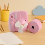 USB Mini Camera-Shaped Fan (1 Pc) - Closeup Embroidery by Nari Haat, Indian ethnic wear, women clothing, designer suit