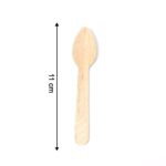 110mm Wooden Tea Spoon – 30 Pcs Pack - Back View by Nari Haat, Indian ethnic wear, women clothing, designer suit