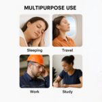 Soft Foam Noise-Cancelling Earplugs 4 pairs - Neckline Detail by Nari Haat, Indian ethnic wear, women clothing, desig...