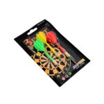 Small 3 Pcs Dart Set for Dart Board – Indoor & Outdoor Game for Kids (3 Darts) - Back View by Nari Haat, Indian eth...
