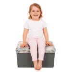 Premium Foldable Storage Box with Floral Lid (1 Pc) - Neckline Detail by Nari Haat, Indian ethnic wear, women clothin...