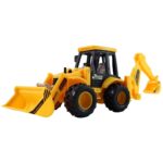 LALA Friction Powered JCB Style Backhoe Loader Construction Toy Truck for Kids (1 Pc) - Sleeve Design by Nari Haat, I...