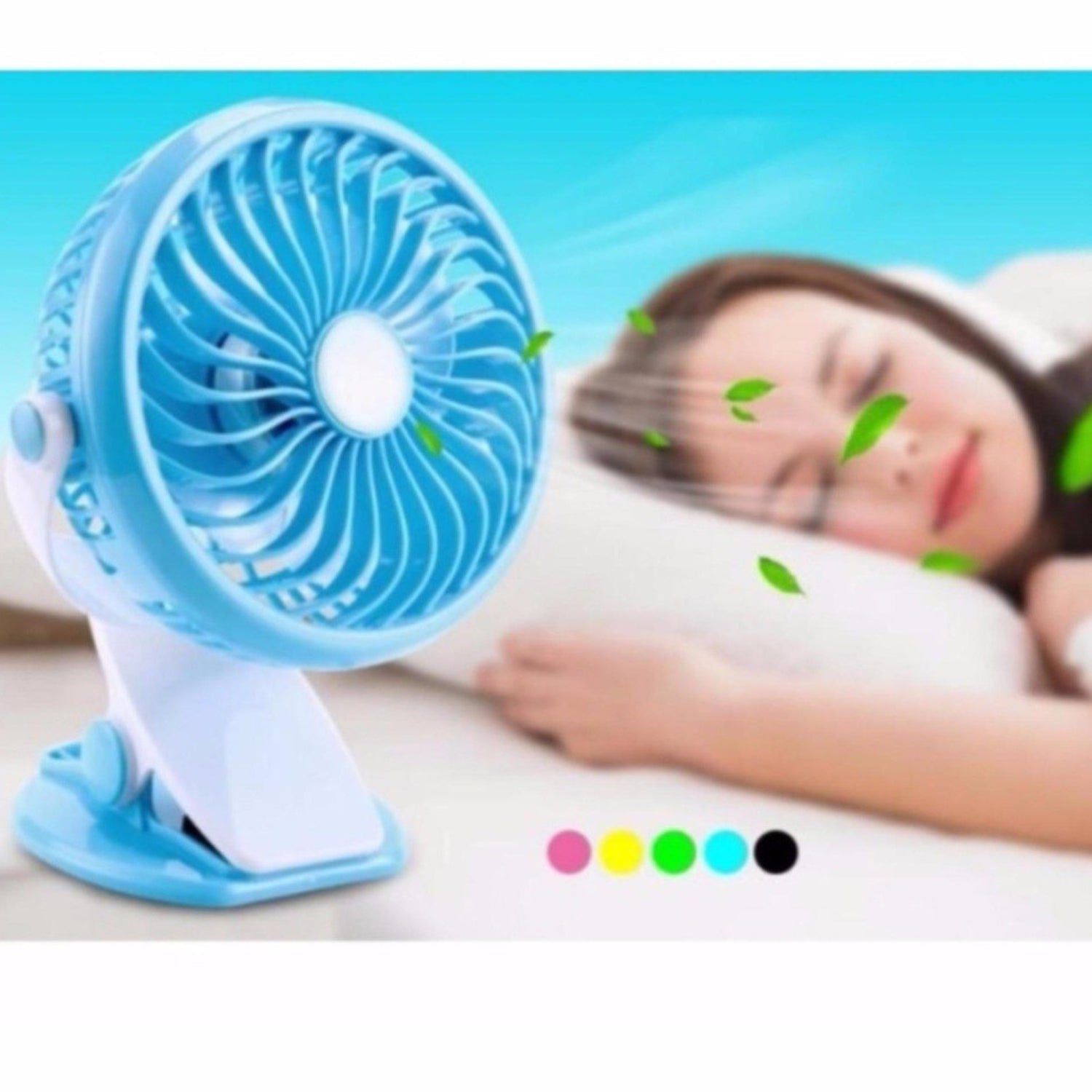 07_5f6c2a87-67b5-47f3-882b-9c8e223f6d89.jpg Mini USB Clip Fan – Portable Cooling Fan for Rooms (Battery Not Included) - Image 1