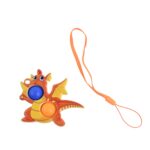 2-Bubble Dragon-Shaped Push Pop Fidget Toy with Strap (1 Pc) - Sleeve Design by Nari Haat, Indian ethnic wear, women ...