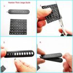 Anti-Lost Keychain with Number Plate – 1 Pc - Neckline Detail by Nari Haat, Indian ethnic wear, women clothing, des...