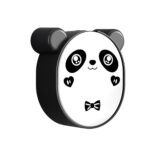 Plastic Cute Panda Soap Box – Wall Mounted Flip-Top Drain Soap Case (1 Pc) - Neckline Detail by Nari Haat, Indian e...
