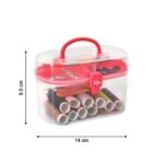 Portable Travel Sewing Kits Box - Neckline Detail by Nari Haat, Indian ethnic wear, women clothing, designer suit