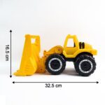 Funwoods Friction-Powered Front Loader / Bulldozer Toy - (1 Pc) - Full Detail by Nari Haat, Indian ethnic wear, women...