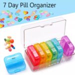 Weekly 7 Day Rainbow Color Pill Organizer Box - Full Detail by Nari Haat, Indian ethnic wear, women clothing, designe...