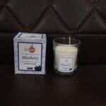 In'lief  Blueberry Soy-Blend Votive Candle Glass – 50 gm (1 Pc) - Full Detail by Nari Haat, Indian ethnic wear, wom...
