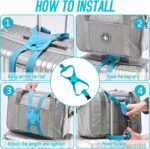 Adjustable Luggage Travel Bag Strap Belt - (1 Pc) - Fabric Detail by Nari Haat, Indian ethnic wear, women clothing, d...