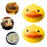 Cute Duck Shape Silicone Hot Pot Holder (2 Pc) - Full Detail by Nari Haat, Indian ethnic wear, women clothing, design...