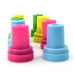 Emoticon Stamps 8 pieces in Round Shape Stamp for Kids Teachers, Parents and Students - Back View by Nari Haat, India...