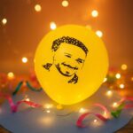 Assorted Printed Mix Design Party Latex Balloons (1 Pc) - Neckline Detail by Nari Haat, Indian ethnic wear, women clo...