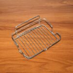 Premium Stainless Steel Soap Holder (1 Pc) - Fabric Detail by Nari Haat, Indian ethnic wear, women clothing, designer...