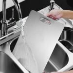 Supermom Medium Stello Stainless Steel Chopping Board - Full Detail by Nari Haat, Indian ethnic wear, women clothing,...