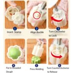 Mooncake Press Mold with 4 Stamps set - Neckline Detail by Nari Haat, Indian ethnic wear, women clothing, designer suit