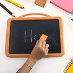 2-in-1 Double-Sided Write and Wipe Educational Drawing Board for Kids (1 Set) - Fabric Detail by Nari Haat, Indian et...