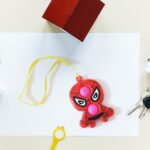 Silicone Push Pop Bubble Fidget Toy Keychain (1 Pc) - Neckline Detail by Nari Haat, Indian ethnic wear, women clothin...