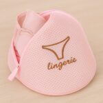 Lingerie Wash Bag – Dome-Shaped Protective Mesh Laundry Pouch with Zip Closure (1 Pc) - Neckline Detail by Nari Haa...