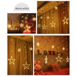 12 Stars Curtain String Lights, Window Curtain Lights - Full Detail by Nari Haat, Indian ethnic wear, women clothing,...