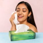 Freshee Premium Skin-Friendly Facial Tissues — 100 Pc Box (18 x 20 cm) - Neckline Detail by Nari Haat, Indian ethni...