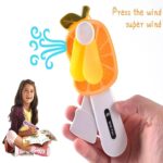 Mini Hand Pressure Fruit-Shaped Fan for Kids (1 Pc / Mix Design) - Full Detail by Nari Haat, Indian ethnic wear, wome...