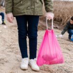 High Quality Garbage Bag 45x45 cm - (1 Pc) - Fabric Detail by Nari Haat, Indian ethnic wear, women clothing, designer...