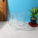 Apex Premium Dessert & Falooda Glasses (Approx 400ML / 6 Pc) - Fabric Detail by Nari Haat, Indian ethnic wear, women ...