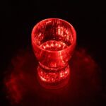 Plastic Fancy LED Light Glass 200 ML (1 Pc) - Fabric Detail by Nari Haat, Indian ethnic wear, women clothing, designe...