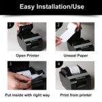 Thermal Label Roll for Barcode Printing (78 × 60 mm) - Back View by Nari Haat, Indian ethnic wear, women clothing, d...