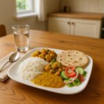 Premium Square Dinner Plate (28 cm / 1 Pc) - Fabric Detail by Nari Haat, Indian ethnic wear, women clothing, designer...