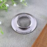 Stainless Steel Kitchen Sink Drain Strainer / Stopper (Small (7 Cm)/ 1 Pc) - Fabric Detail by Nari Haat, Indian ethni...