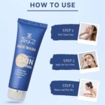 Zequz Vitamin C + E Brightening Face Wash - (1 Pc / 70 ML) - Neckline Detail by Nari Haat, Indian ethnic wear, women ...