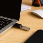 USB Micro & Type-C  to USB-A OTG Adapter - (2 Pc / Set) - Closeup Embroidery by Nari Haat, Indian ethnic wear, women ...